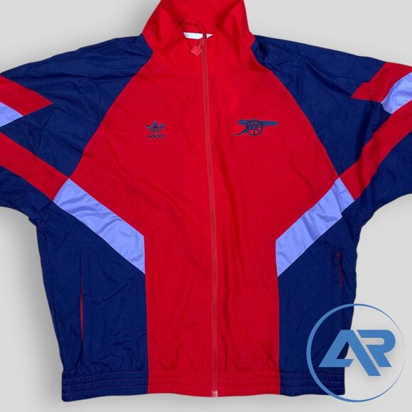 Adidas Originals OG Arsenal Track Jacket Gunners Size Medium  IS6503 Red Blue - Picture 2 of 6